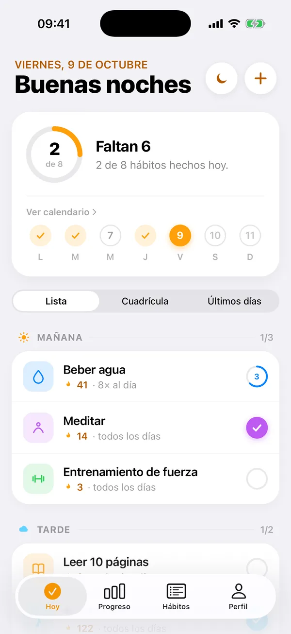 Pantalla Hoy
