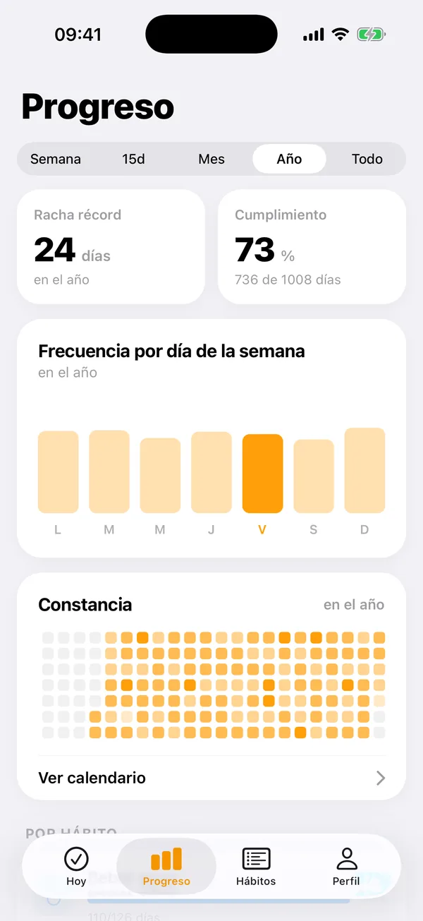 Pantalla Progreso
